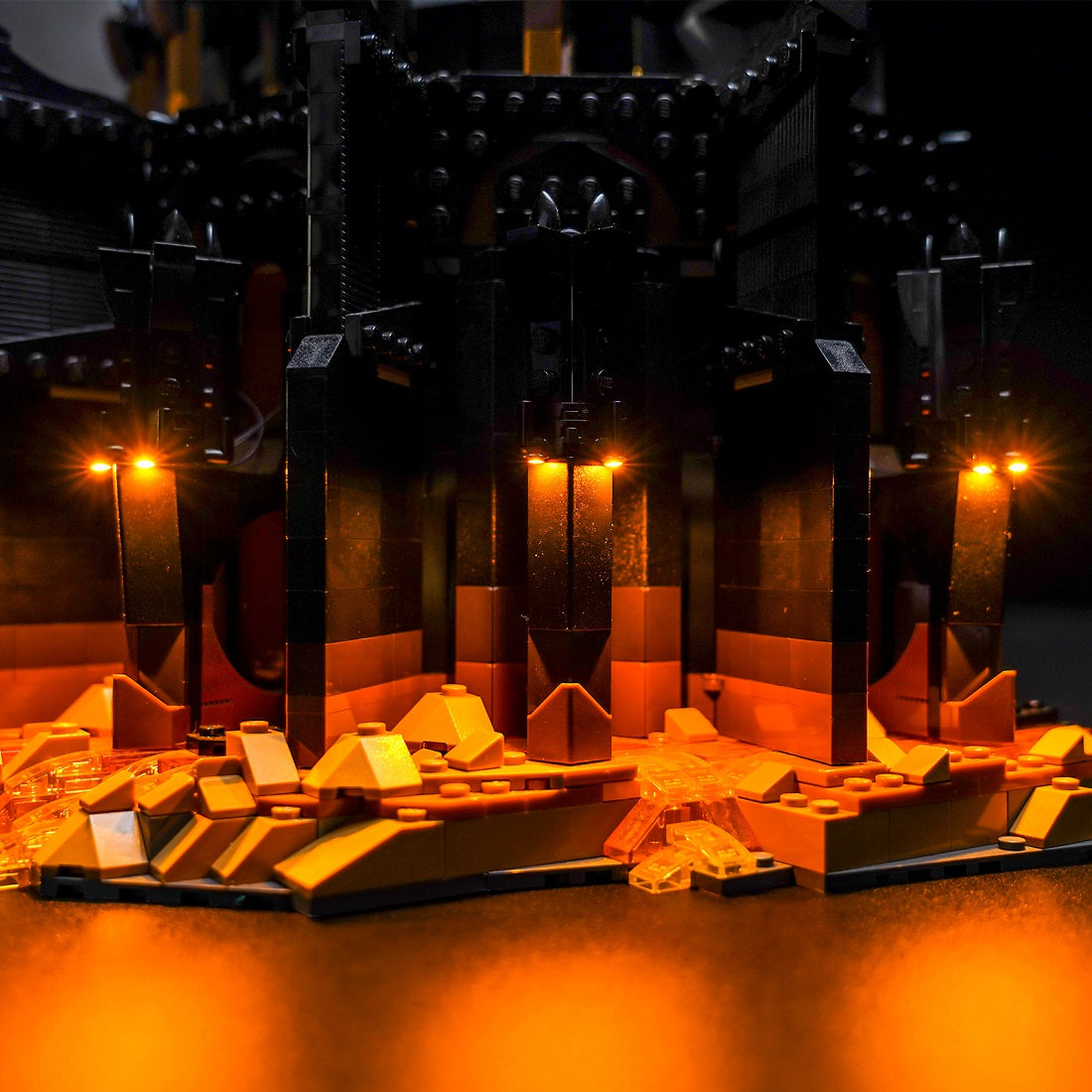 BrickBling Light Kit for LEGO Icons The Lord of the Rings: Barad-dûr 10333 Plus Version