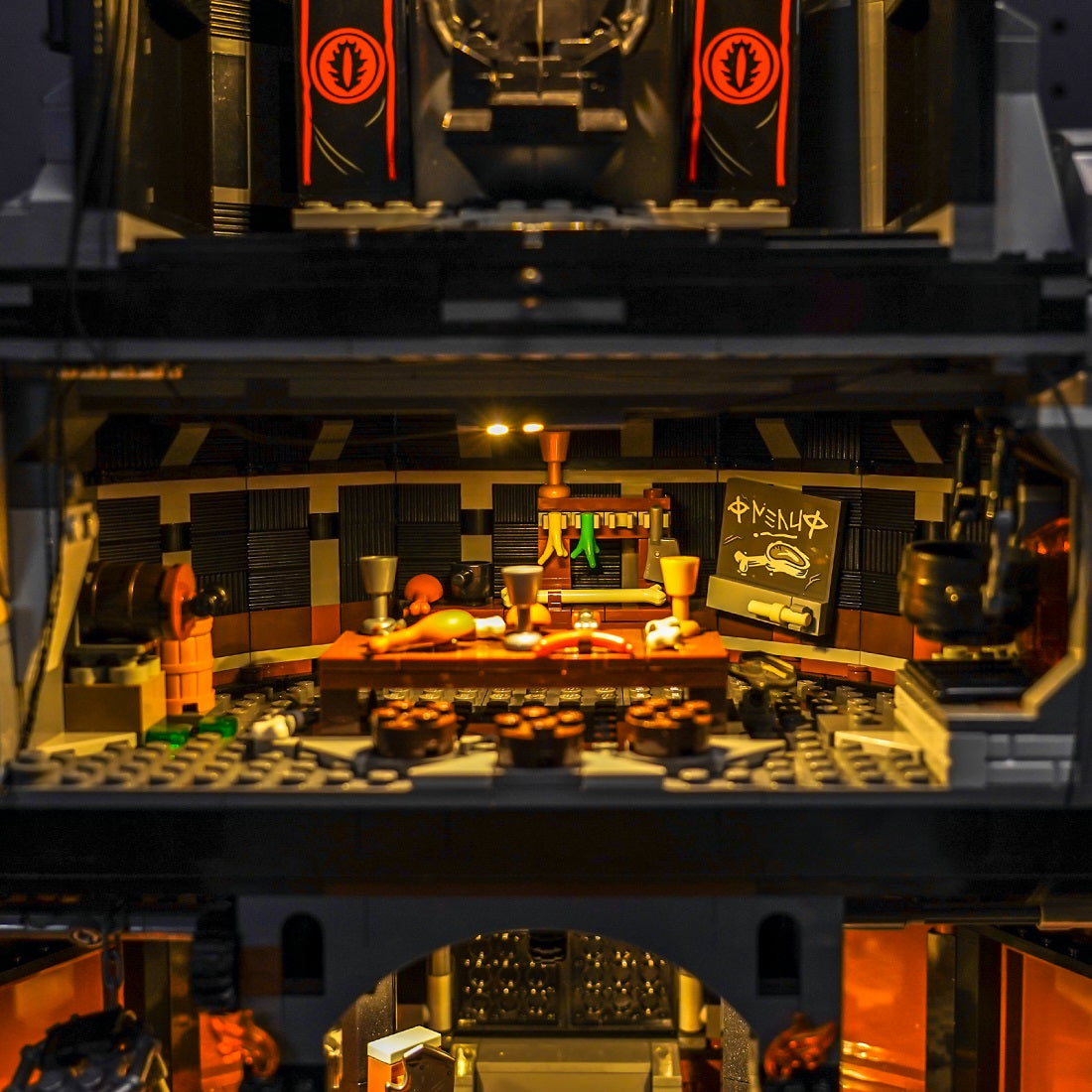 BrickBling Light Kit for LEGO Icons The Lord of the Rings: Barad-dûr 10333 Plus Version