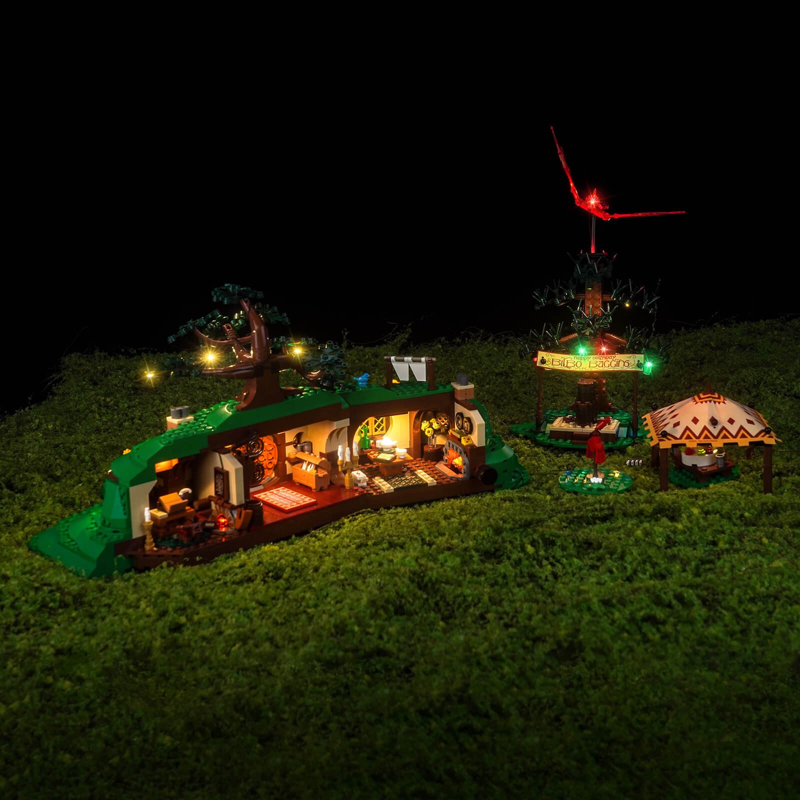 BrickBling Light Kit for LEGO Icons The Lord of the Rings: The Shire™ 10354