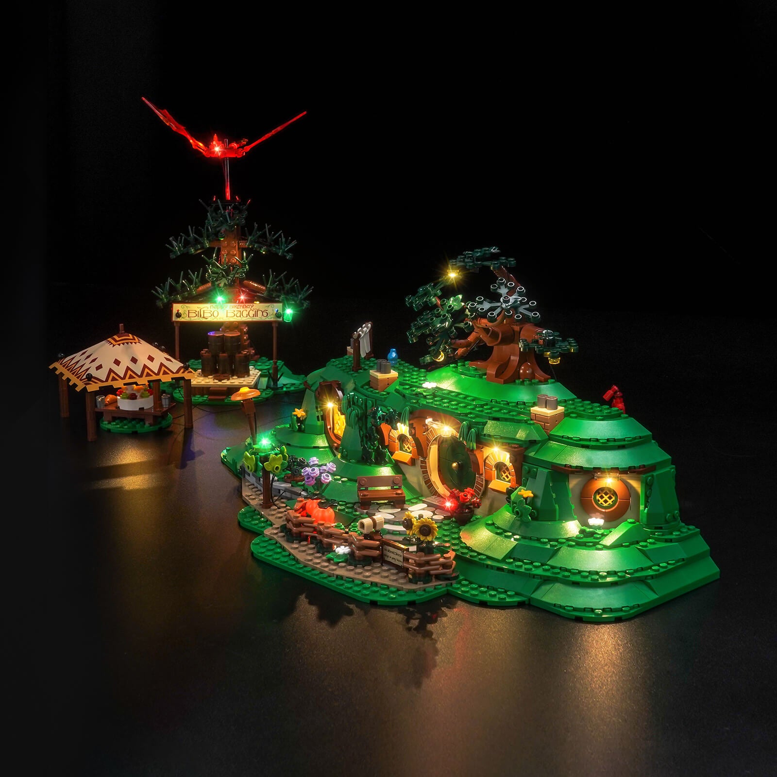 BrickBling Light Kit for LEGO Icons The Lord of the Rings: The Shire™ 10354