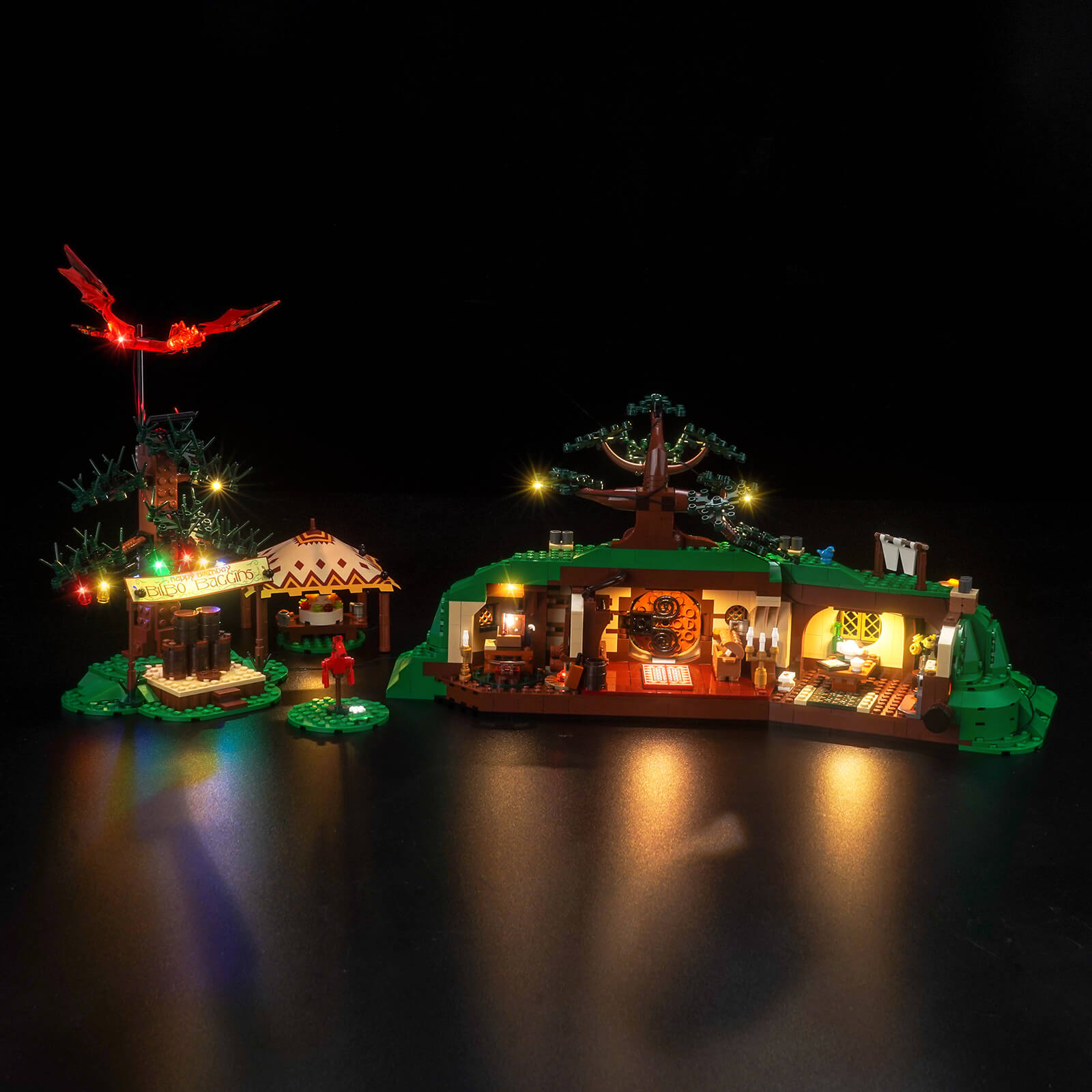 BrickBling Light Kit for LEGO Icons The Lord of the Rings: The Shire™ 10354