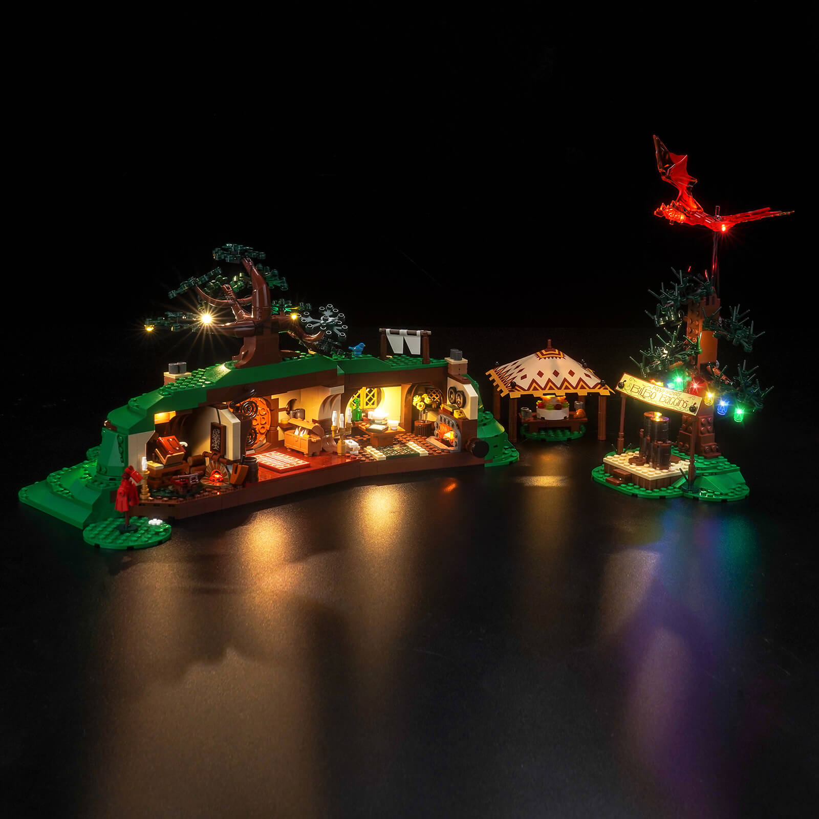 BrickBling Light Kit for LEGO Icons The Lord of the Rings: The Shire™ 10354