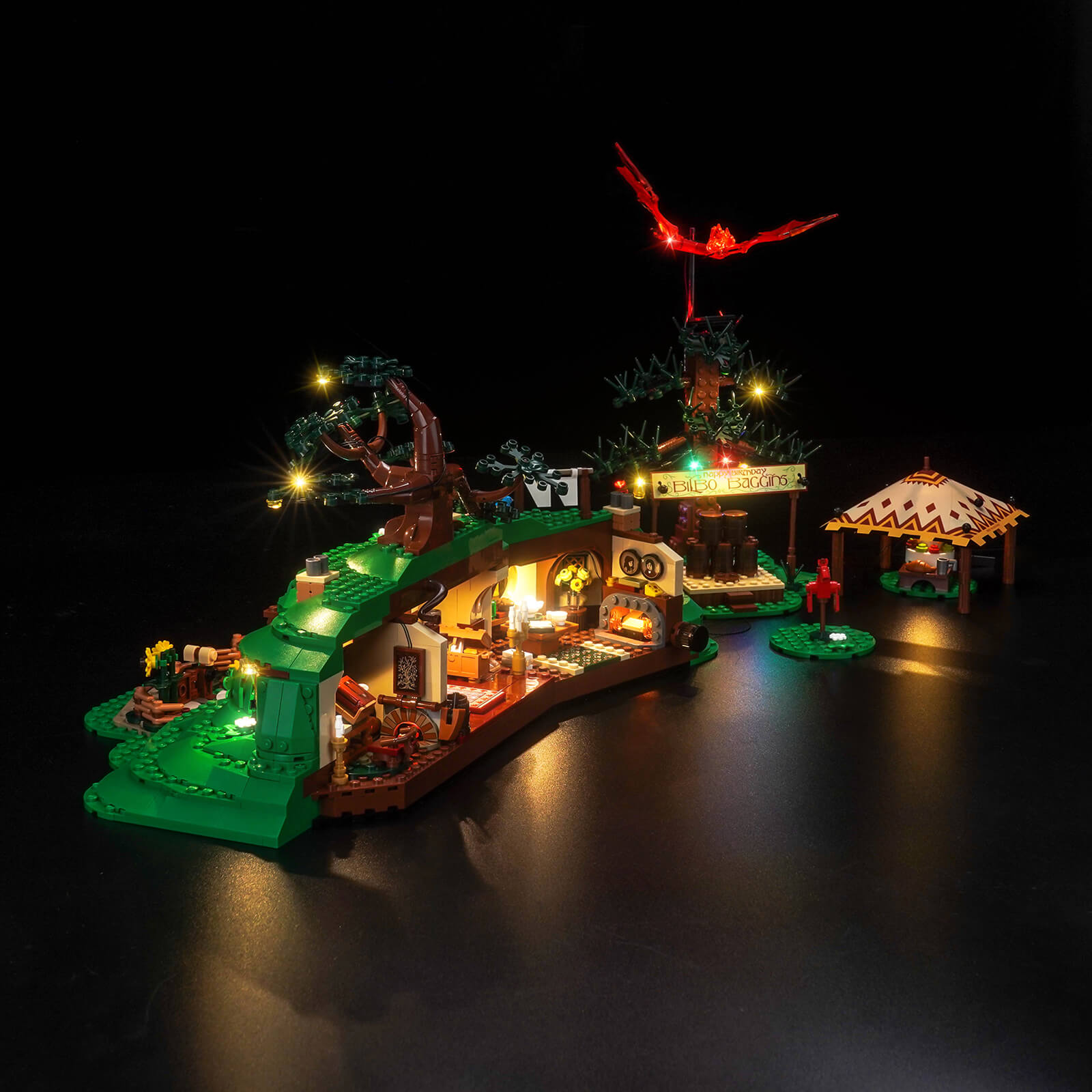 BrickBling Light Kit for LEGO Icons The Lord of the Rings: The Shire™ 10354