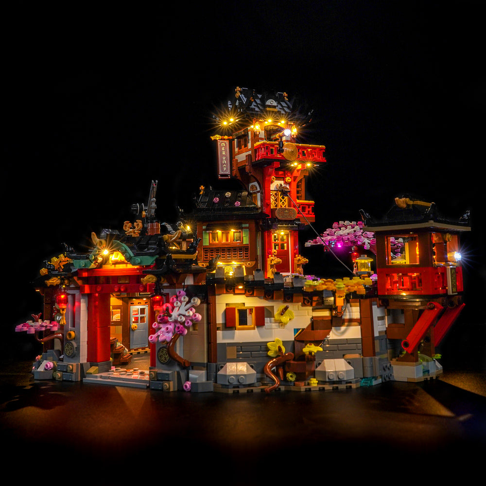 LED Light Kit for LEGO NINJAGO The Old Town 15th Anniversary 71861