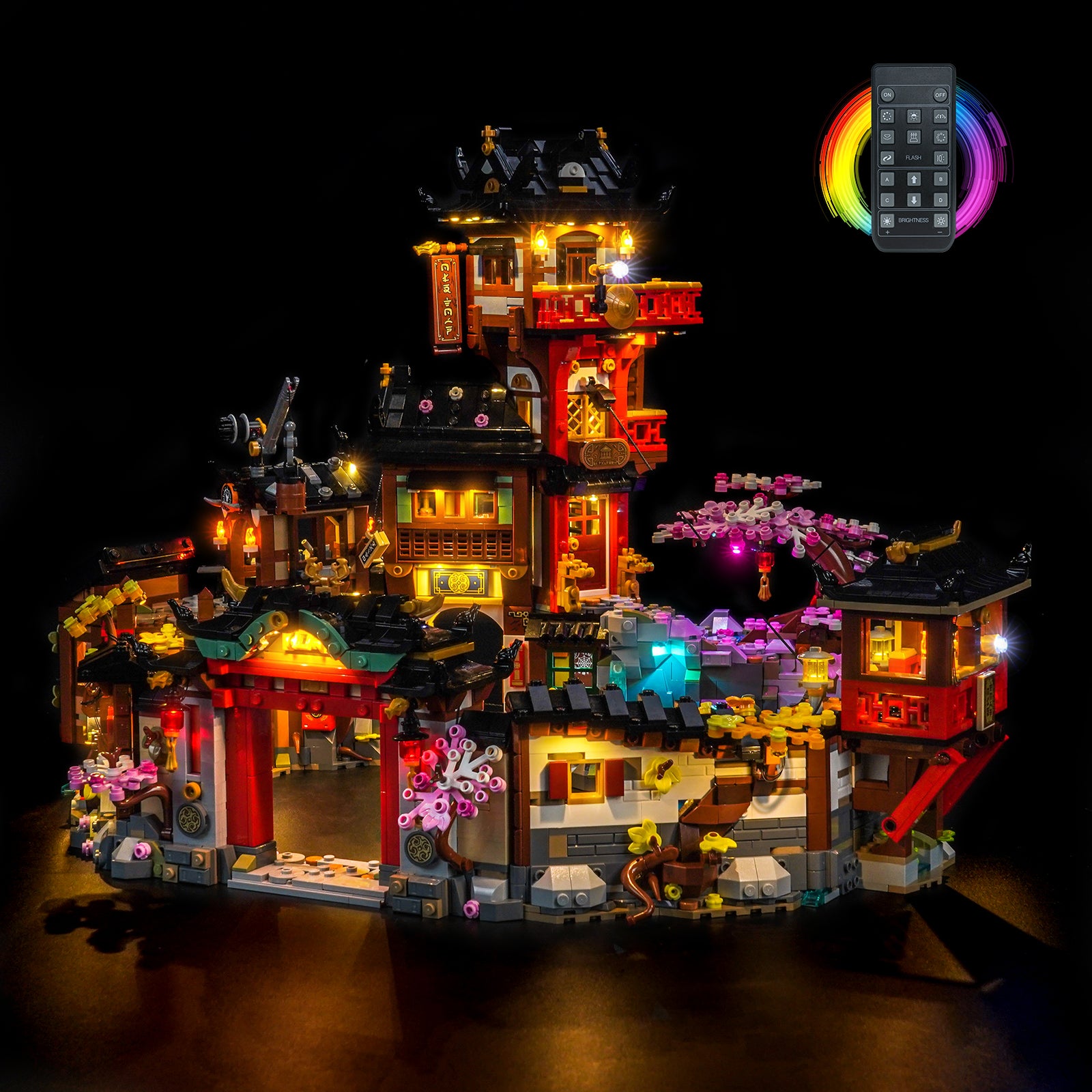 LED Light Kit for LEGO NINJAGO The Old Town 15th Anniversary 71861