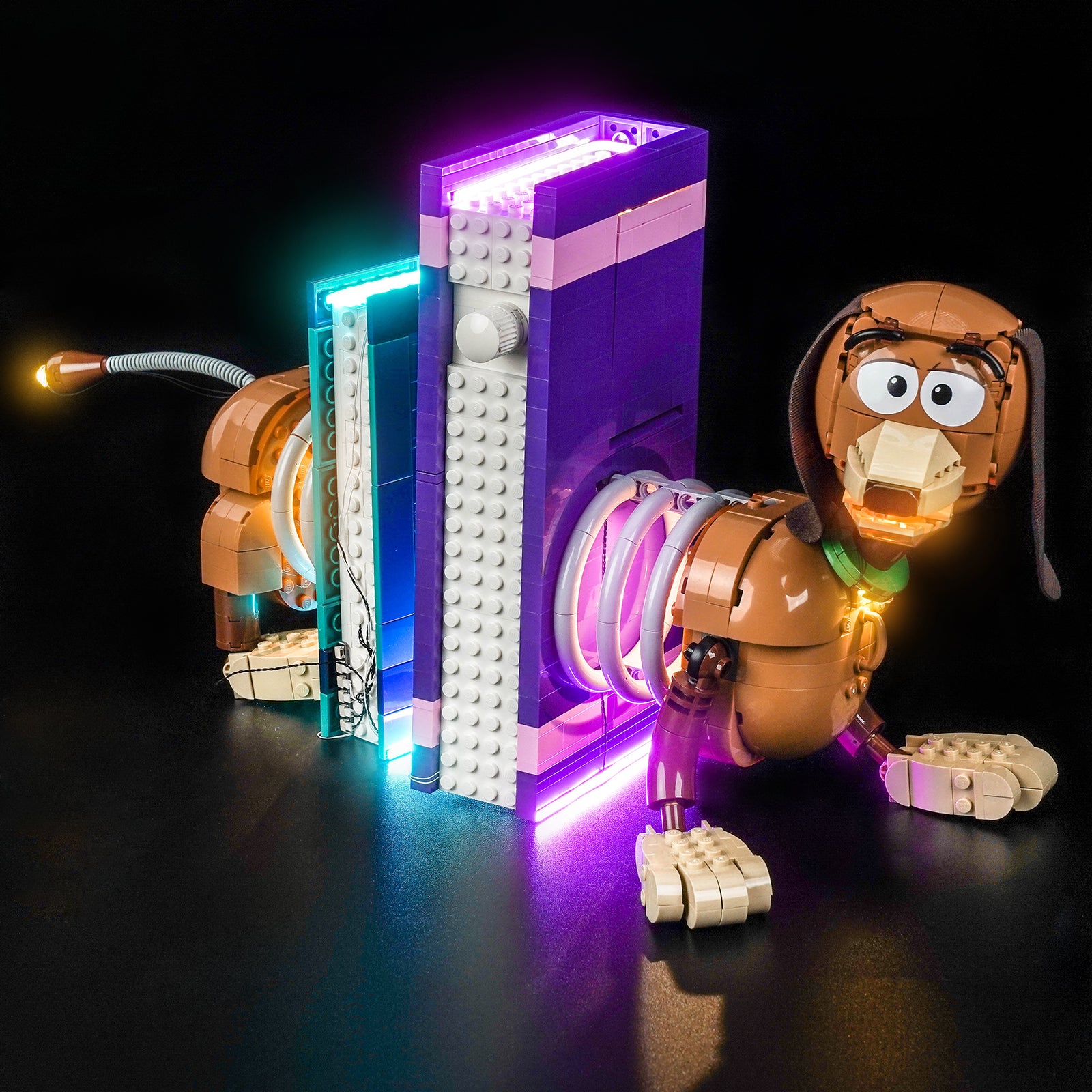 BrickBling Light Kit for LEGO Disney Toy Story Slinky Dog Bookends 43301