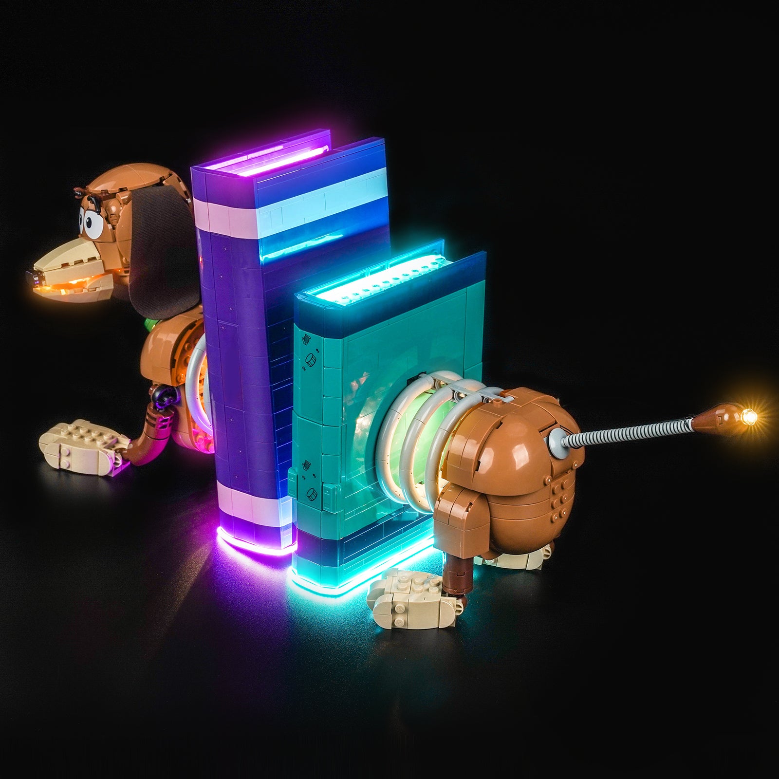 BrickBling Light Kit for LEGO Disney Toy Story Slinky Dog Bookends 43301