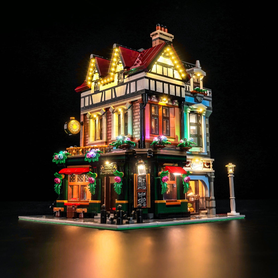 BrickBling Light Kit for LEGO Icons Tudor Corner 10350 Classic Version