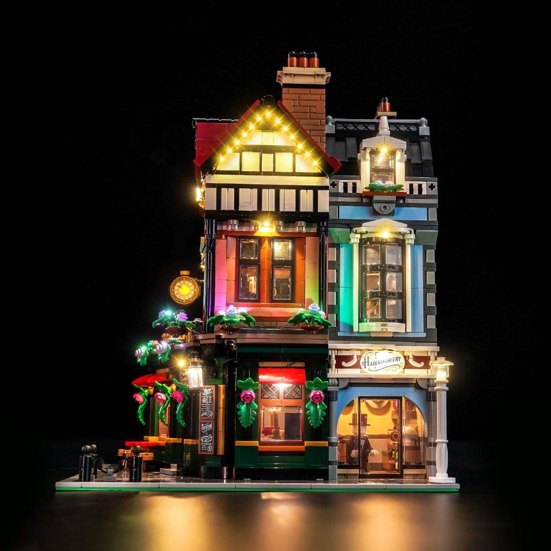 BrickBling Light Kit for LEGO Icons Tudor Corner 10350