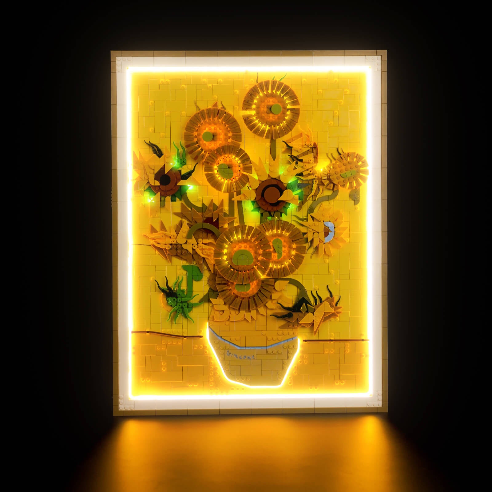 BrickBling Light Kit for LEGO Art Vincent van Gogh – Sunflowers 31215 Classic Version