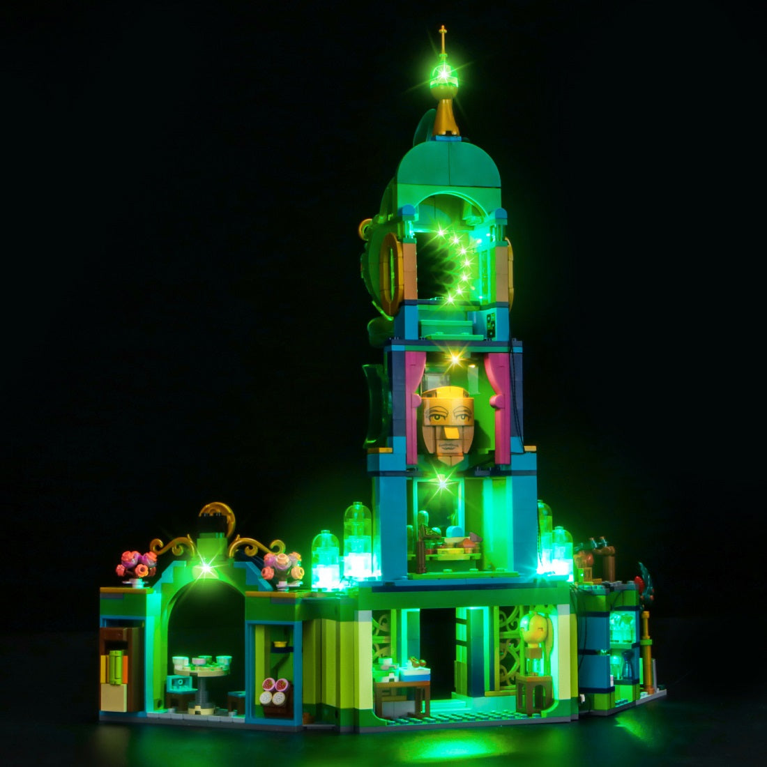BrickBling Light Kit for LEGO Wicked Welcome to Emerald City 75684