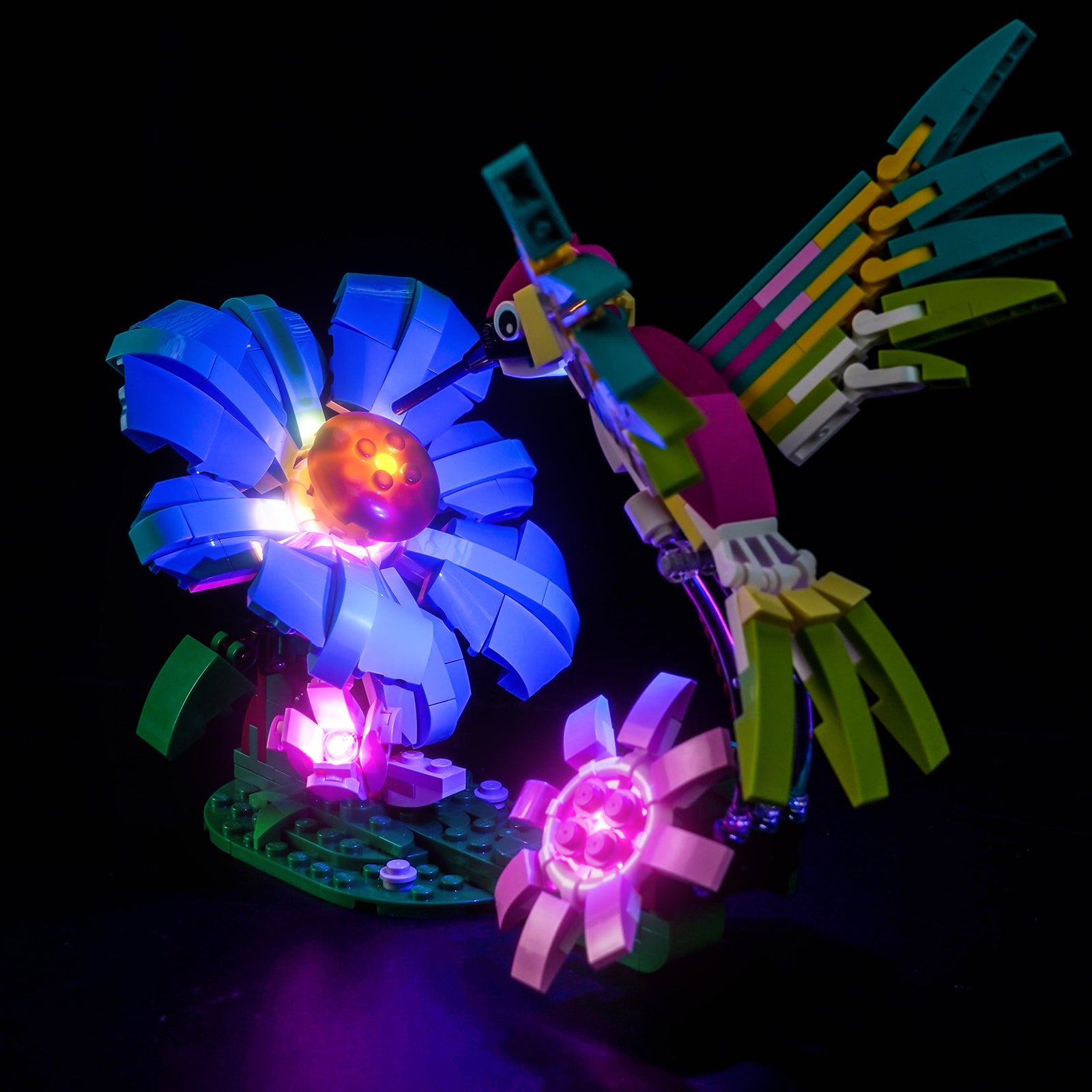 LED Light Kit for LEGO Wild Animals: Colorful Hummingbird 31384