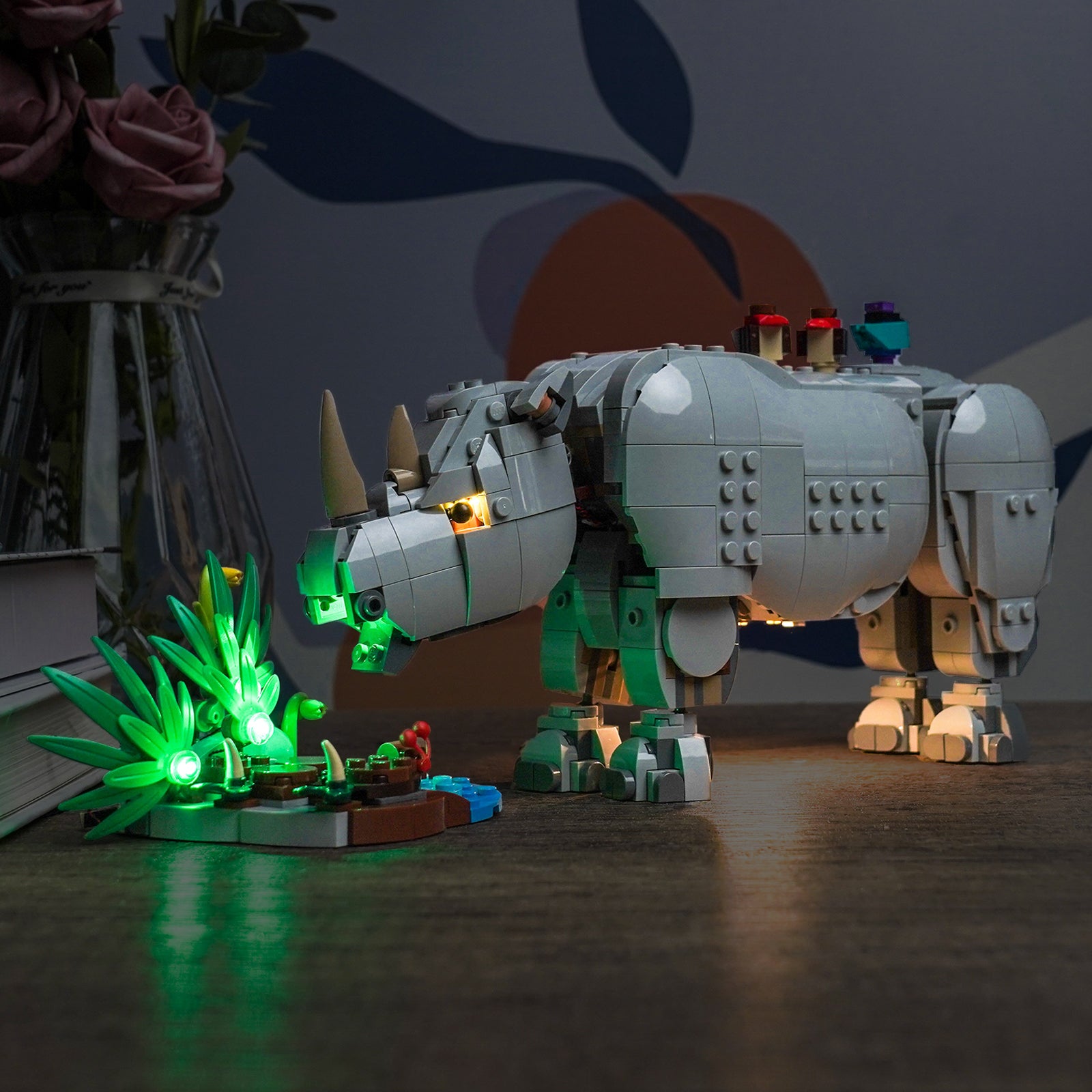 LEGO野生動物：壮大なサイと鳥 31171用LEDライトキット