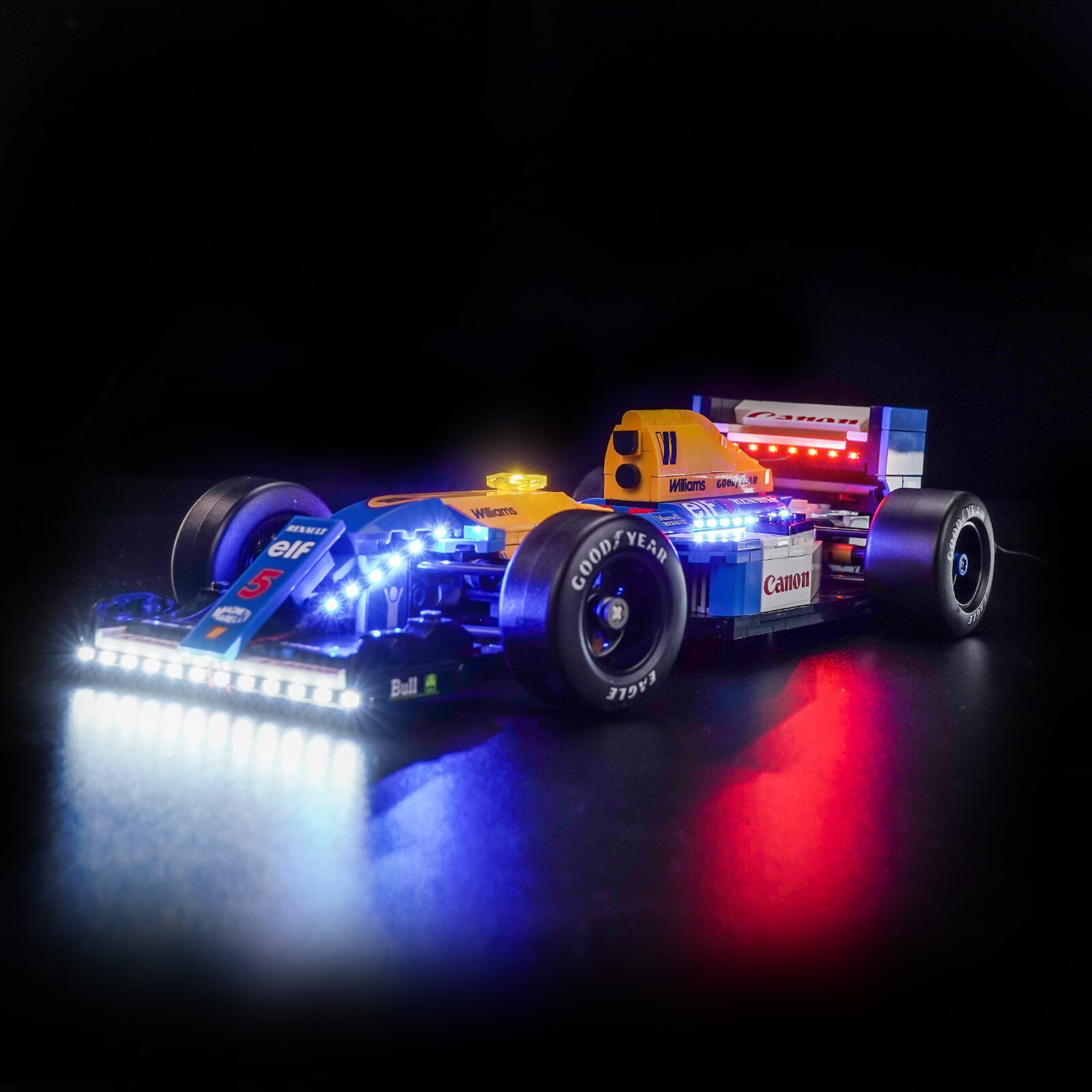 BrickBling Light Kit for LEGO Icons Williams Racing FW14B & Nigel Mansell 10353