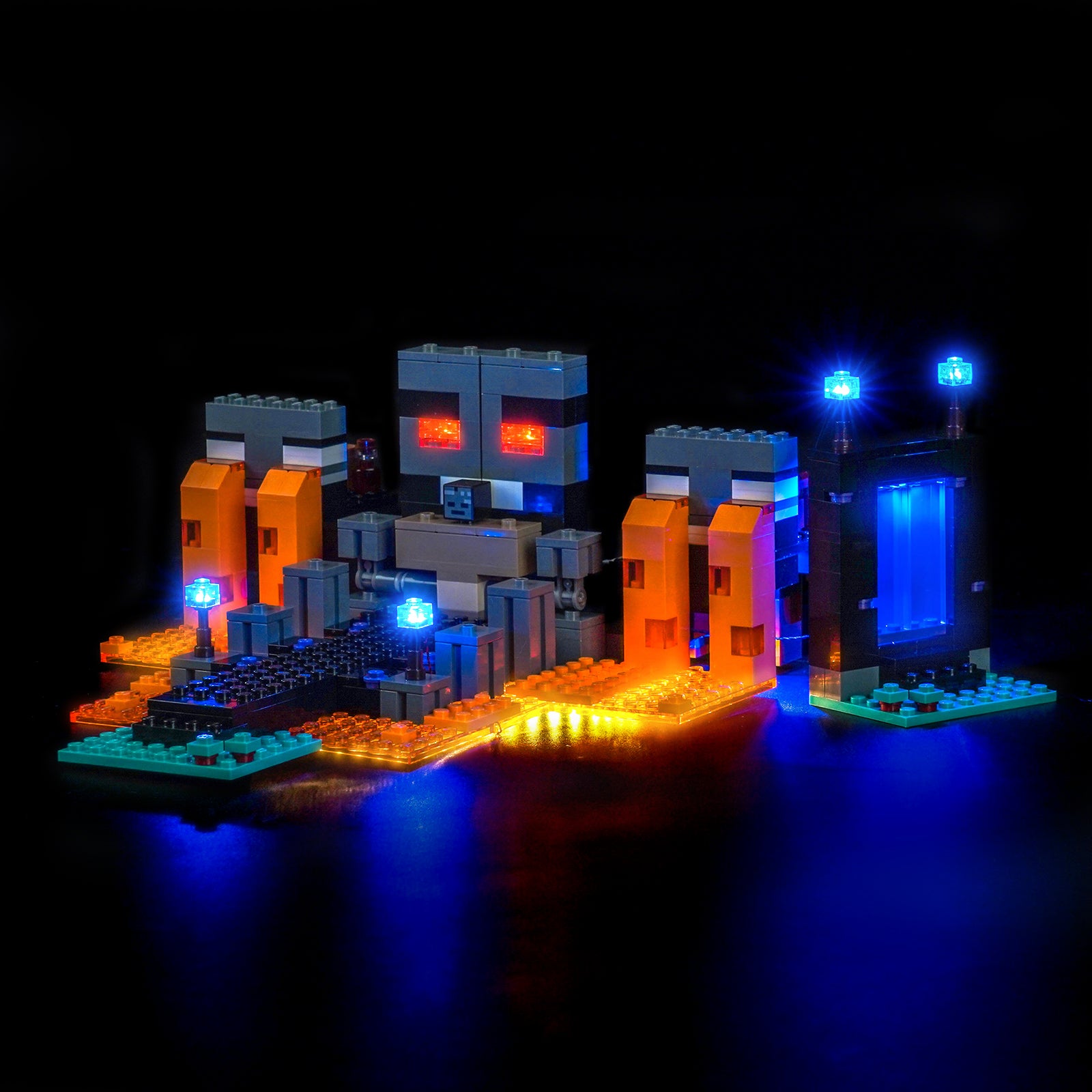 BrickBling Light Kit for LEGO Minecraft Wither Battle 21590