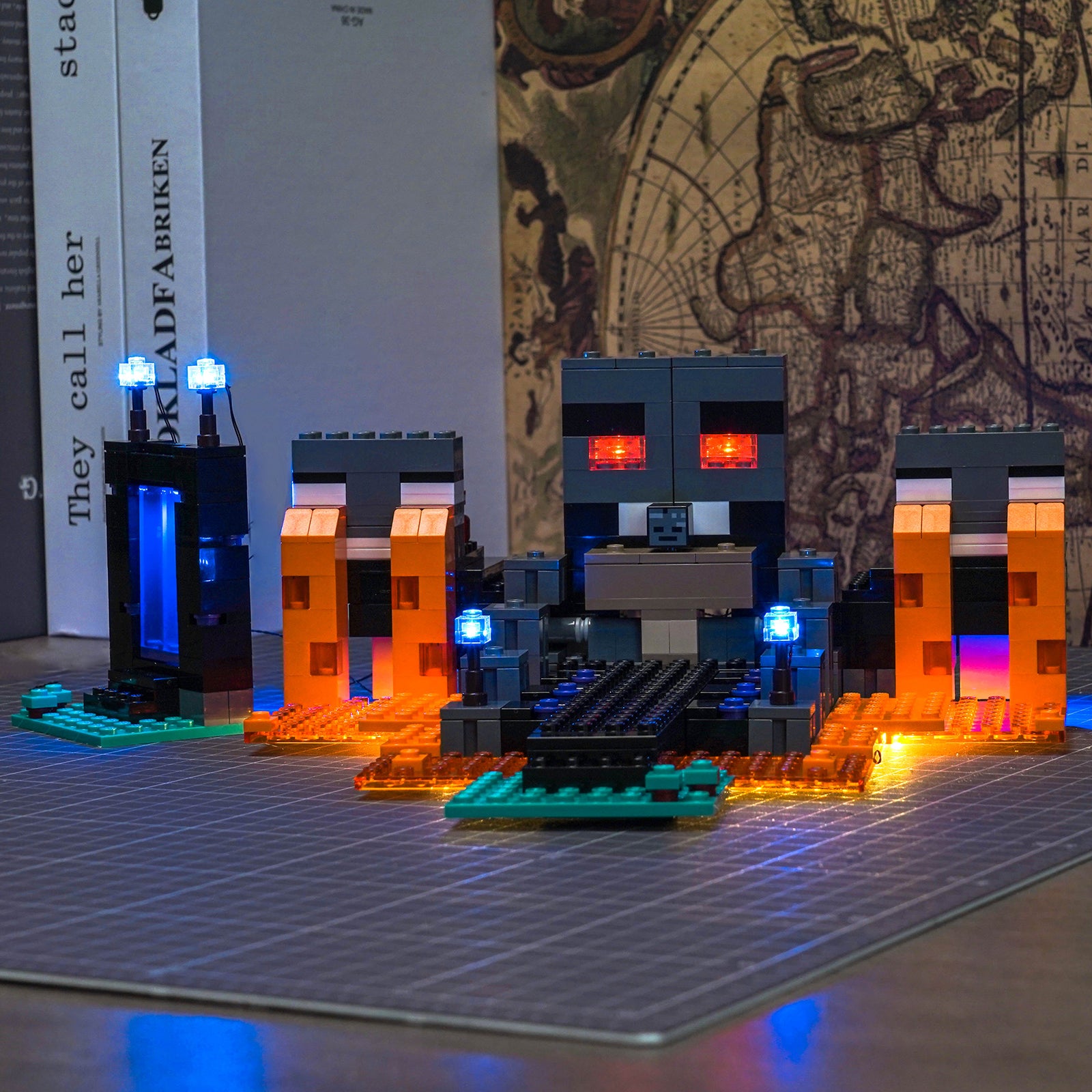 BrickBling Light Kit for LEGO Minecraft Wither Battle 21590