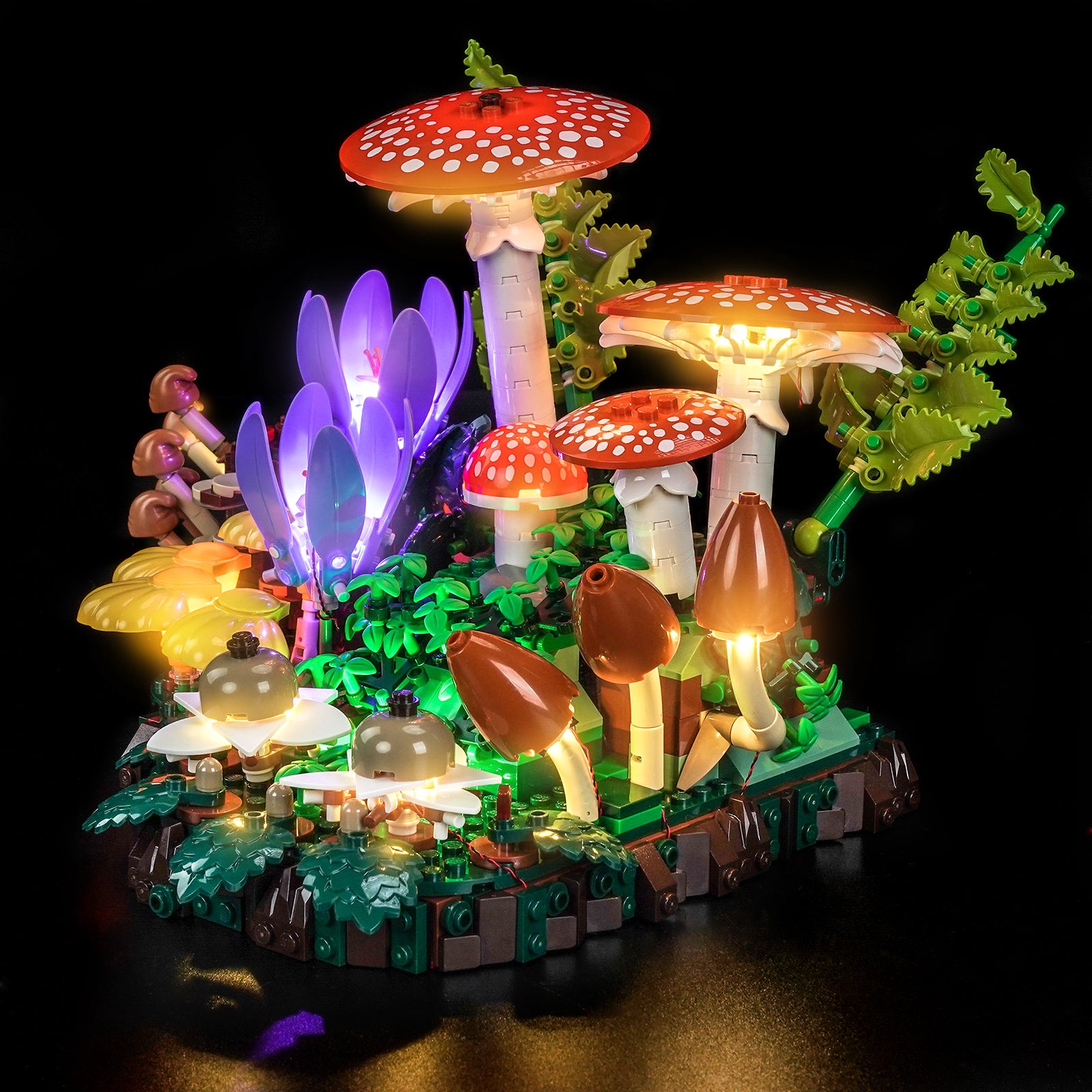BrickBling Light Kit for LEGO Botanicals Woodland Mushrooms 11505