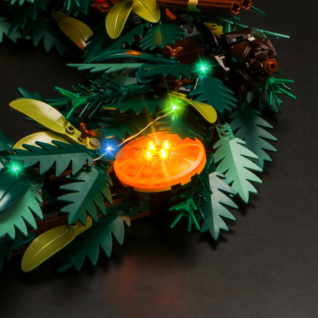 BrickBling Light Kit for LEGO Icons Wreath 10340