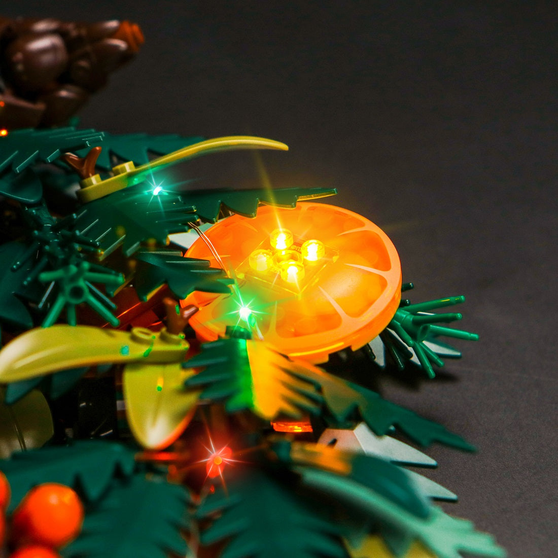 BrickBling Light Kit for LEGO Icons Wreath 10340