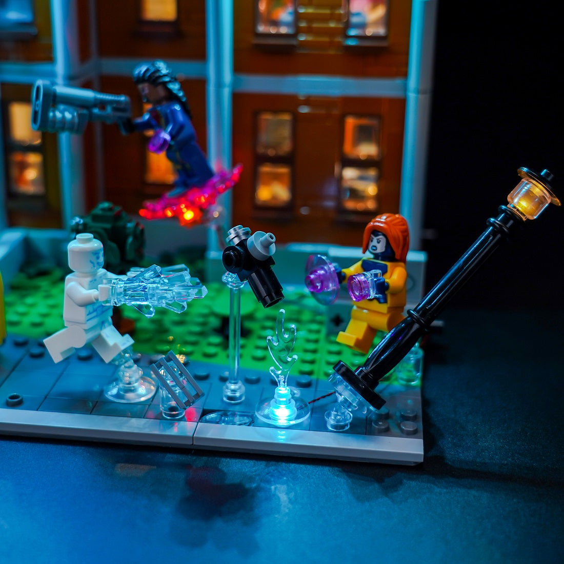 BrickBling Light Kit for LEGO Marvel X-Men: The X-Mansion 76294 – Plus Version