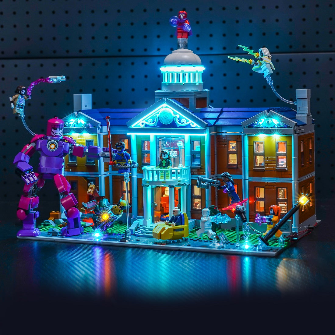 BrickBling Light Kit for LEGO Marvel X-Men: The X-Mansion 76294 – Plus Version