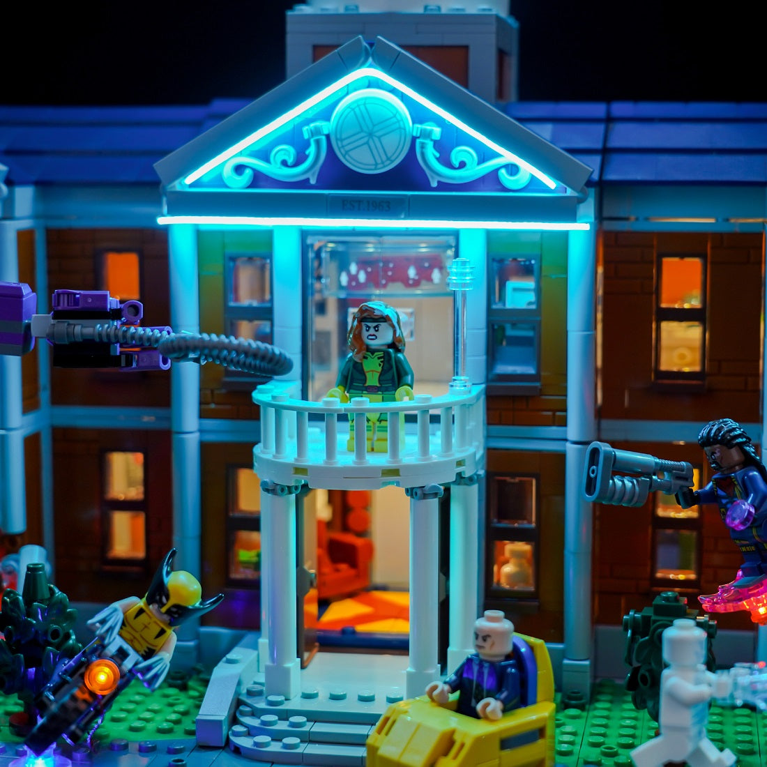 BrickBling Light Kit for LEGO Marvel X-Men: The X-Mansion 76294 – Plus Version