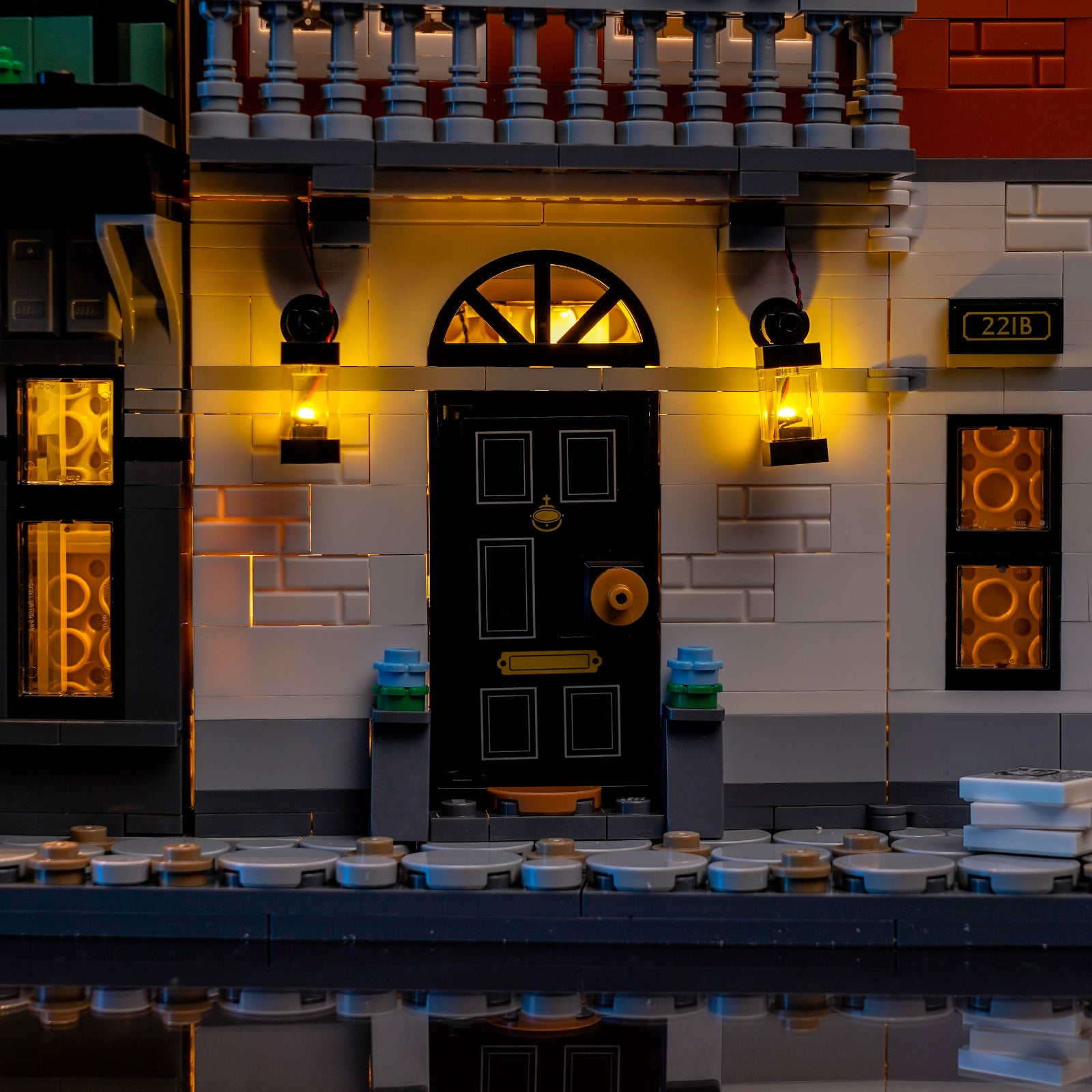 BrickBling Light Kit for LEGO Icons Sherlock Holmes: Book Nook 10351 Warm Light Version