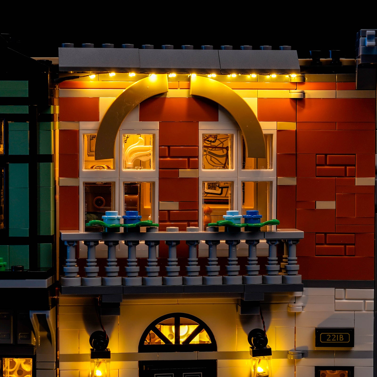 BrickBling Light Kit for LEGO Icons Sherlock Holmes: Book Nook 10351 Warm Light Version