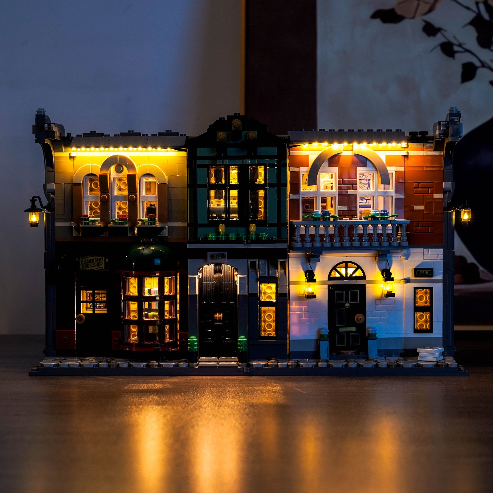 BrickBling Light Kit for LEGO Icons Sherlock Holmes: Book Nook 10351 Warm Light Version