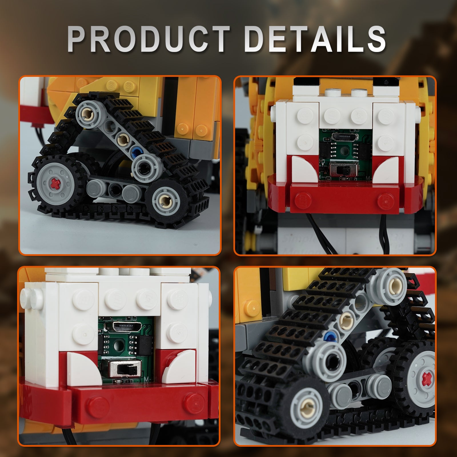 BrickBling Power System Kit for LEGO Disney WALL-E and EVE 43279