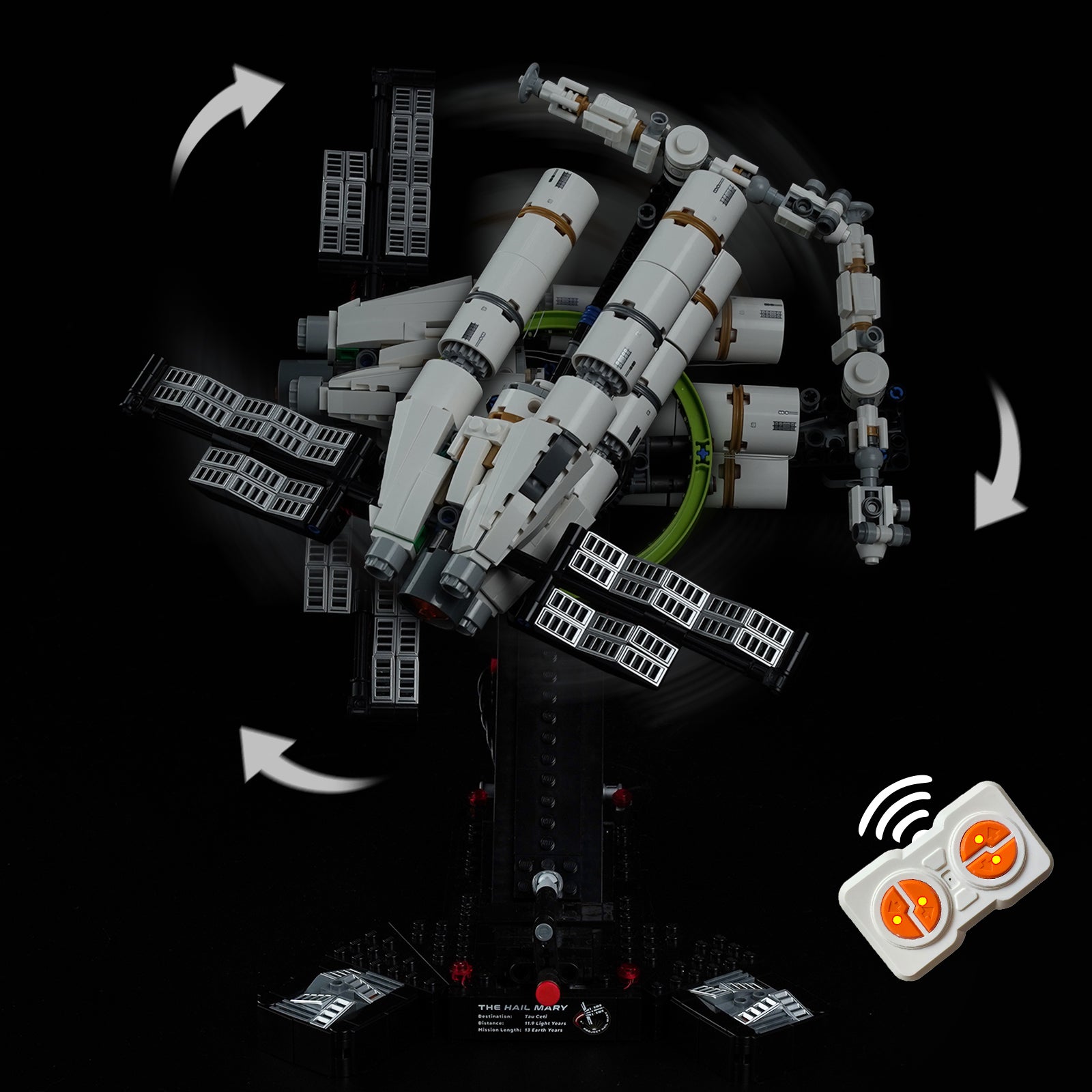 LEGO アイコンズ プロジェクト・ヘイル・メアリー 11389 用 LEDライト
