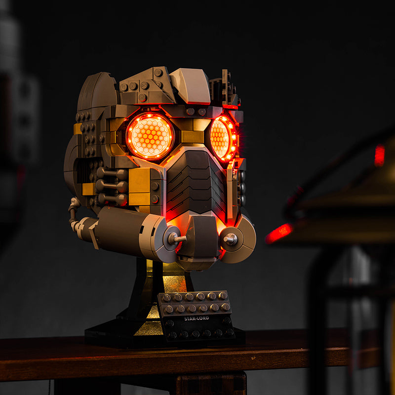 Kit d'éclairage BrickBling pour le casque de LEGO Star-Lord 76251