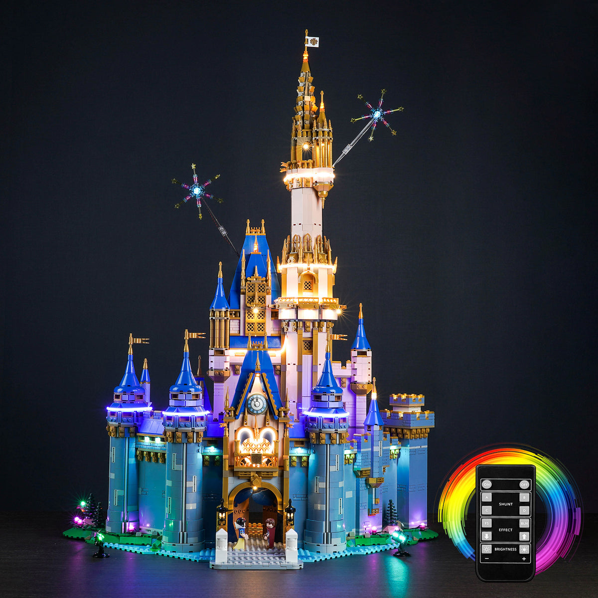 BrickBling Lichtset für LEGO Disney Castle 43222
