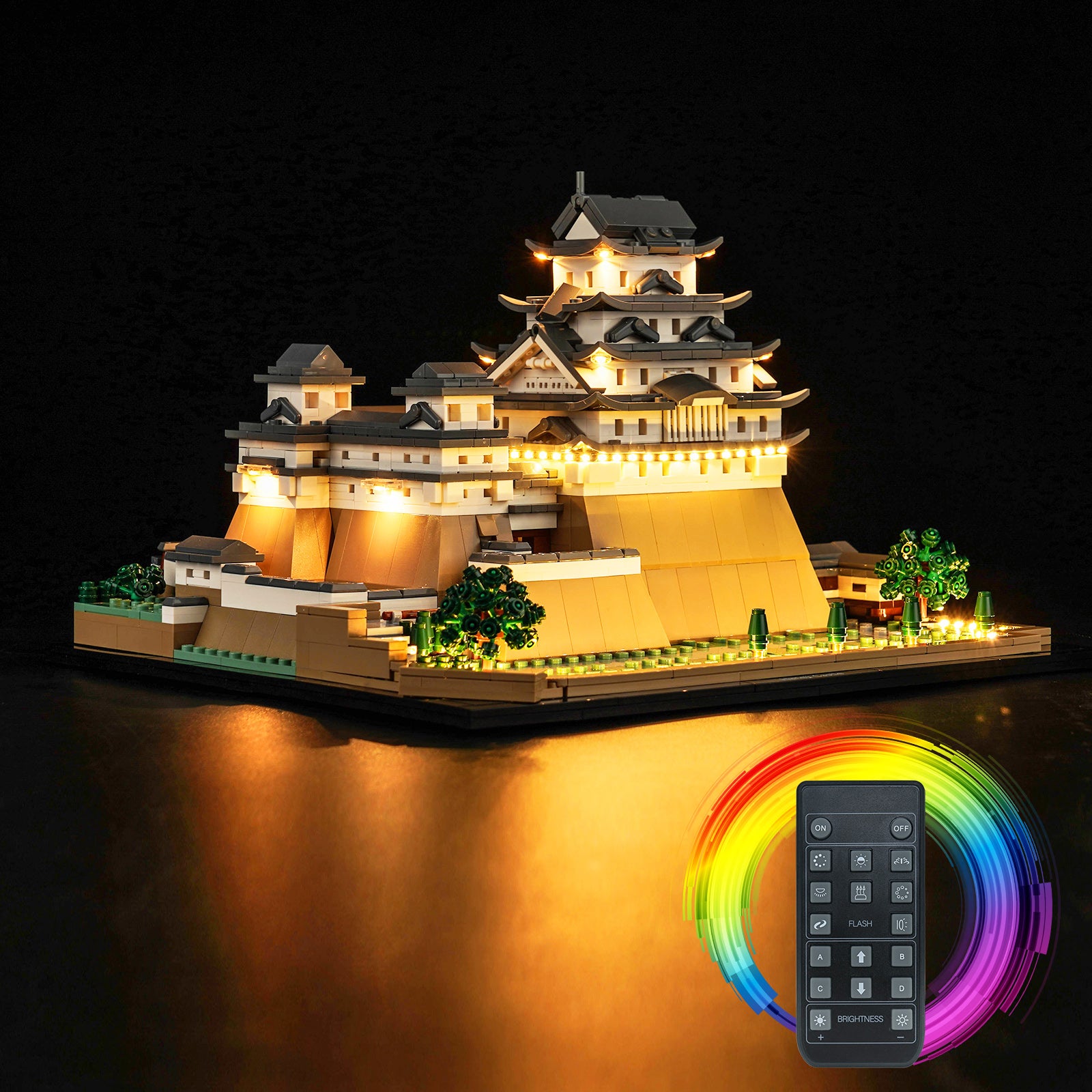 BrickBling Light Kit for LEGO Himeji Castle 21060