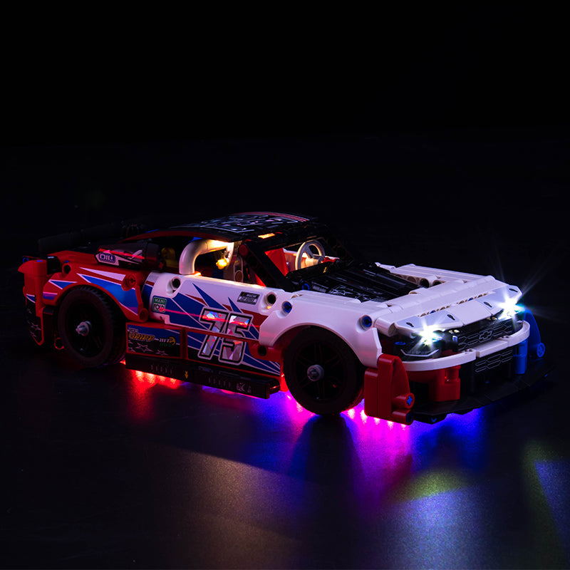 BrickBling Lichtset für LEGO Technic NASCAR Next Gen Chevrolet Camaro ZL1 42153