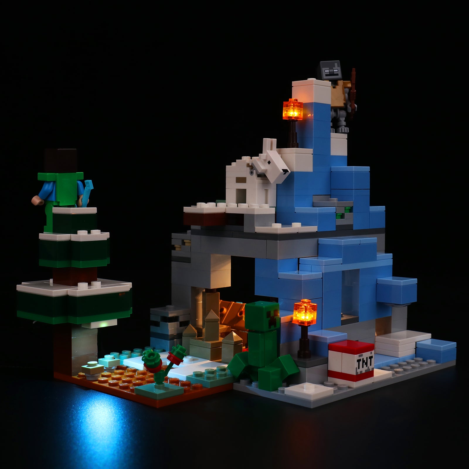 BrickBling Light Kit for LEGO The Frozen Peaks 21243