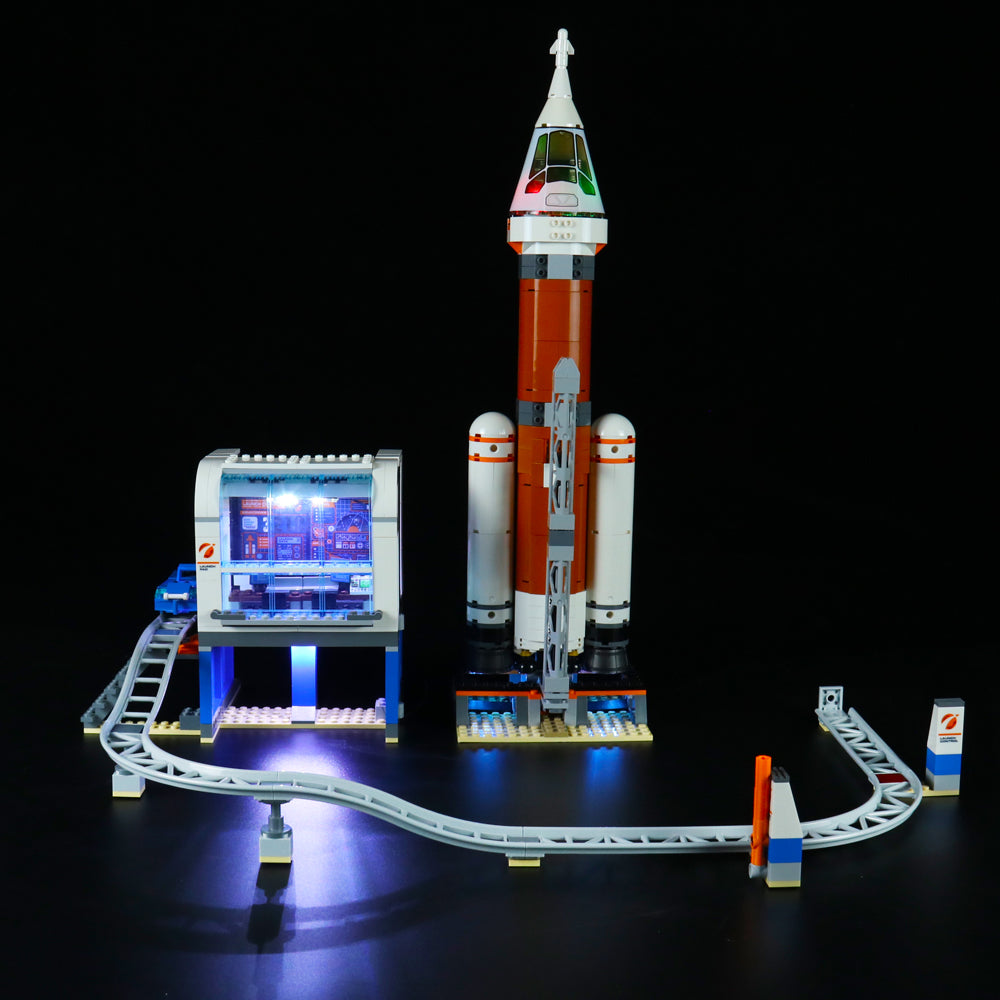Kit d'éclairage BrickBling pour fusée LEGO Deep Space et contrôle de lancement 60228