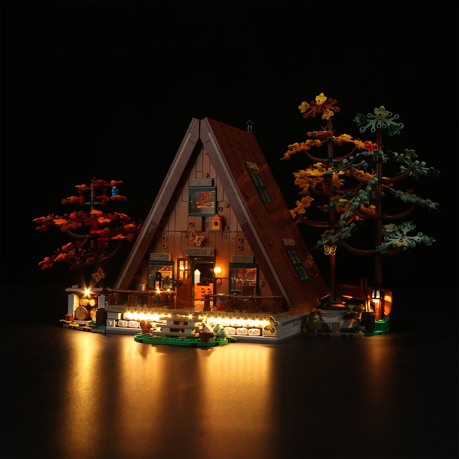 Kit d'éclairage BrickBling pour cabine LEGO A-Frame 21338