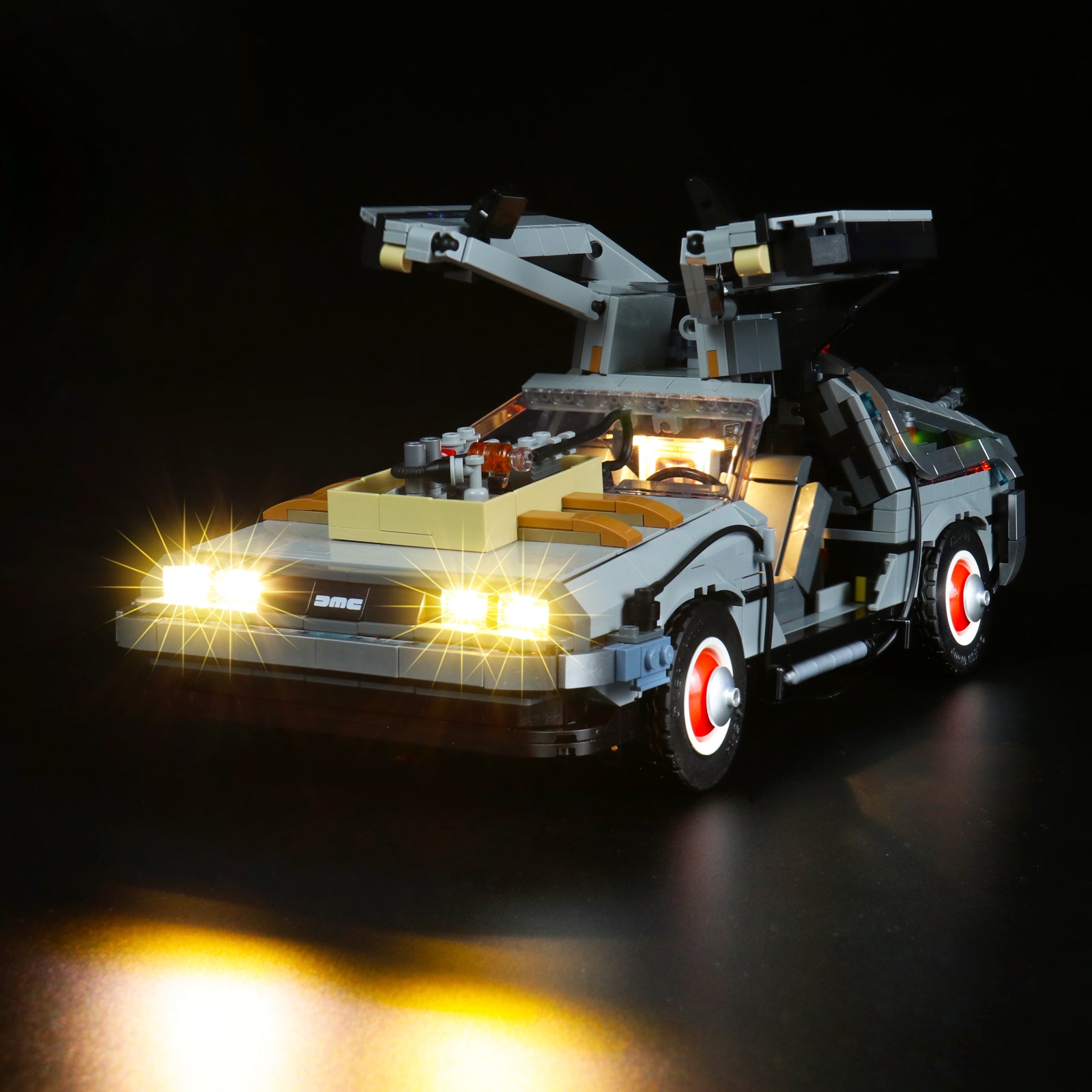 BrickBling Light Kit for LEGO Icons Back to the Future Time Machine 10300 Classic Version