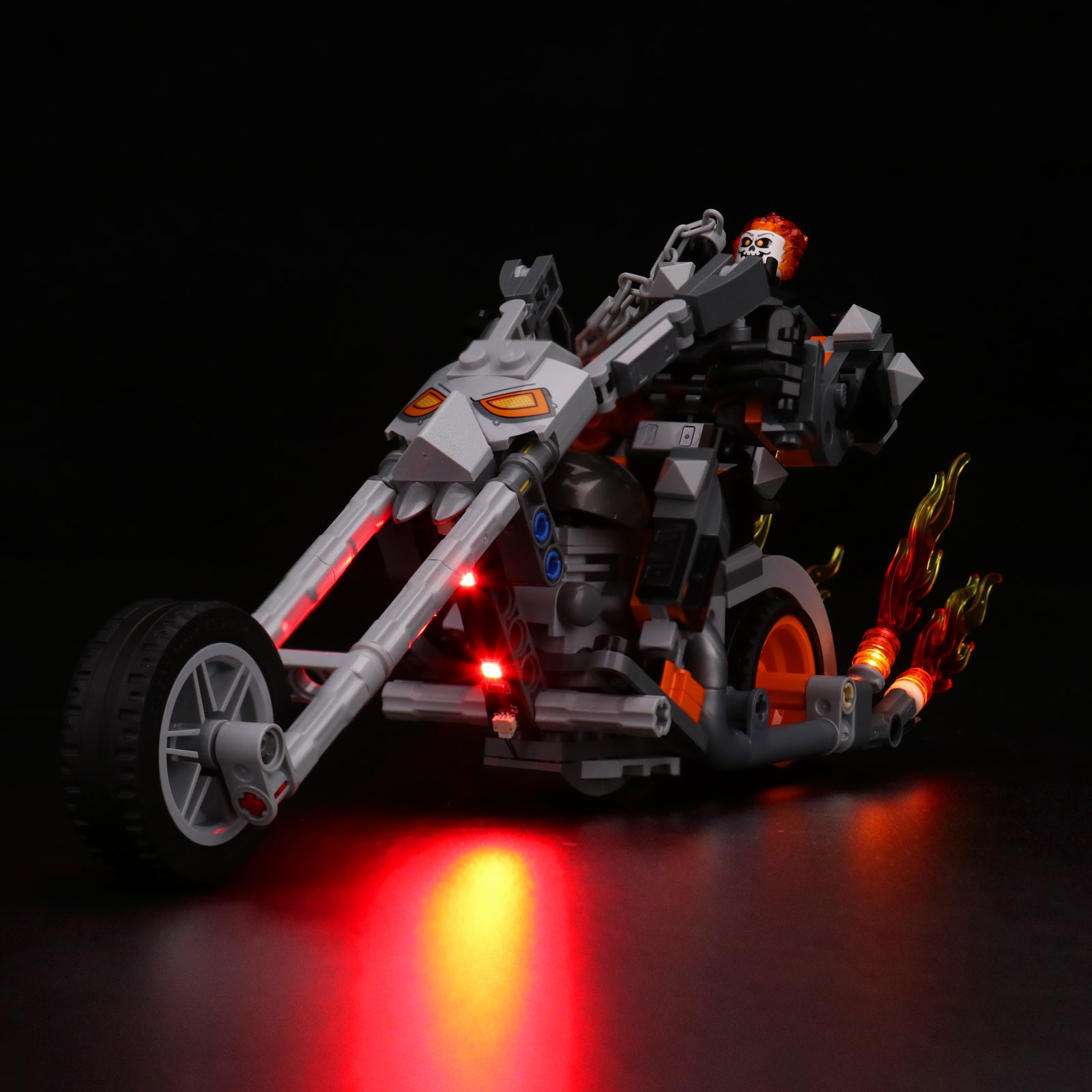 BrickBling Light Kit for LEGO Ghost Rider Mech & Bike 76245
