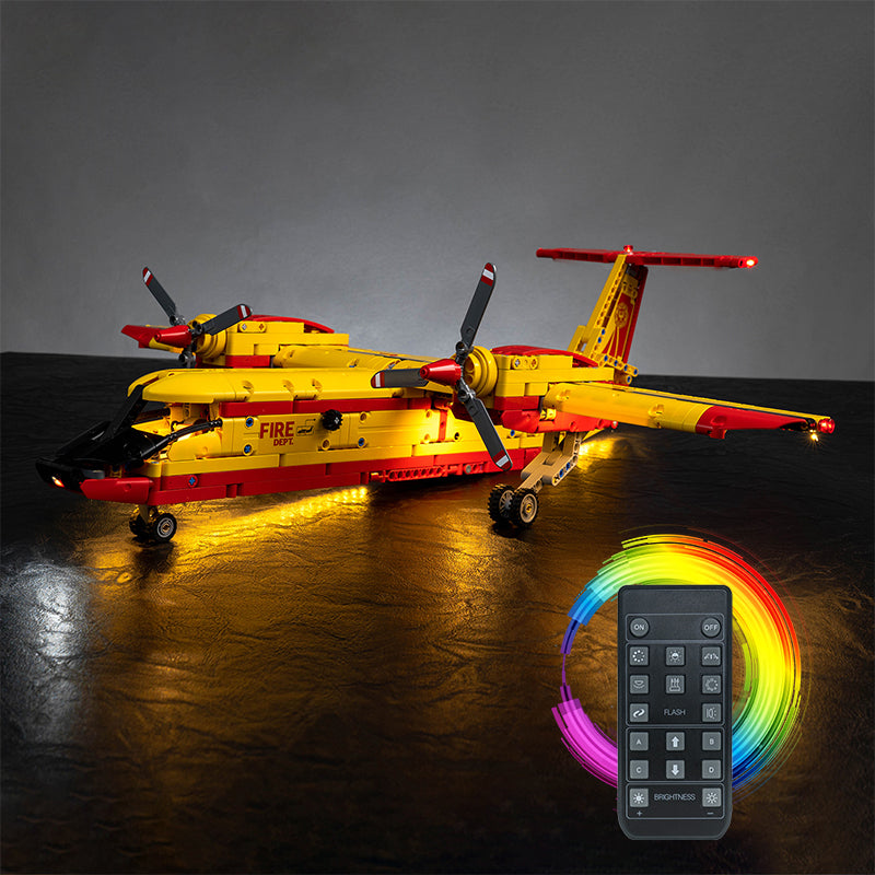 BrickBling Lichtset für LEGO Technic Feuerwehrflugzeug 42152