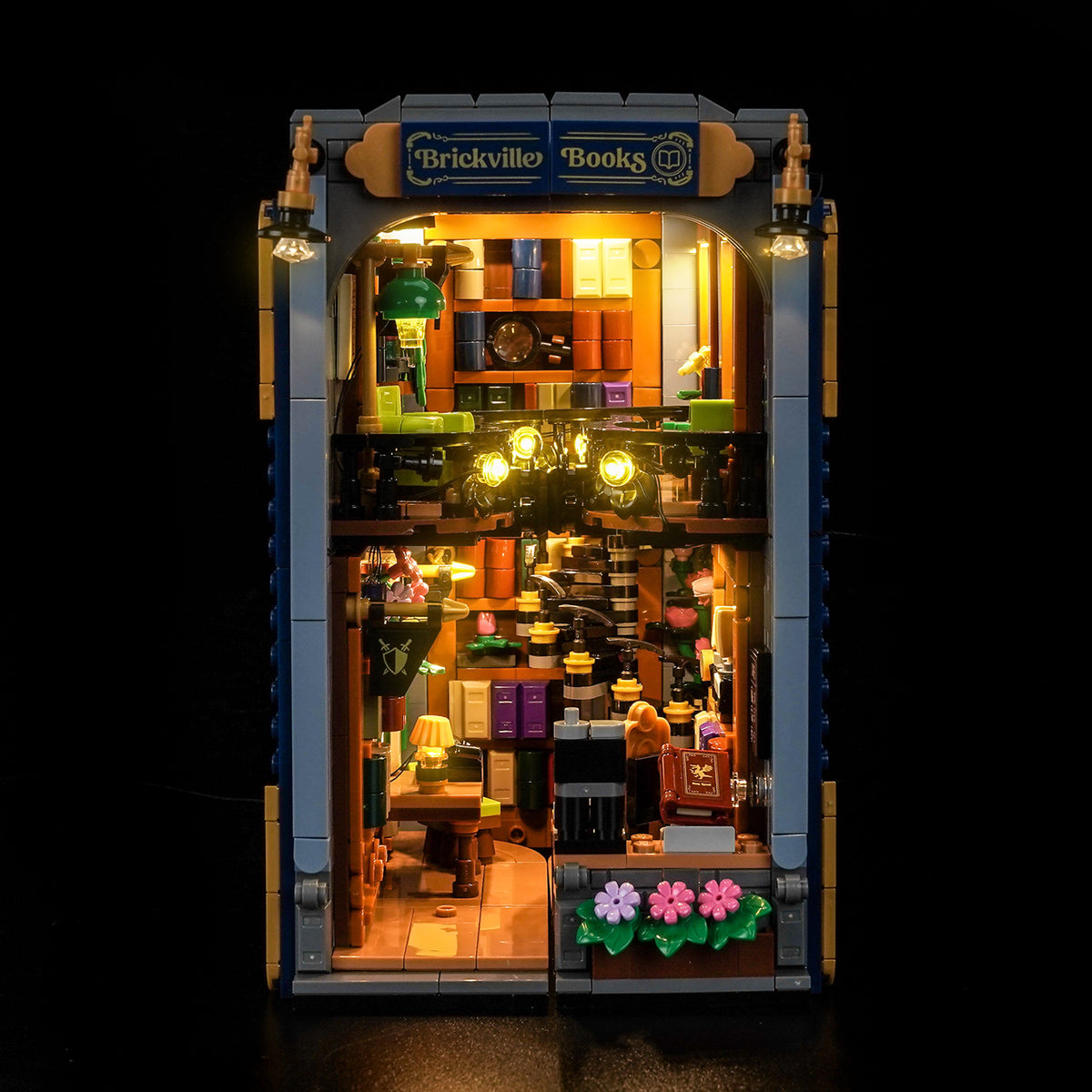 LED Light Kit for LEGO Icons Bookstore: Book Nook 11379