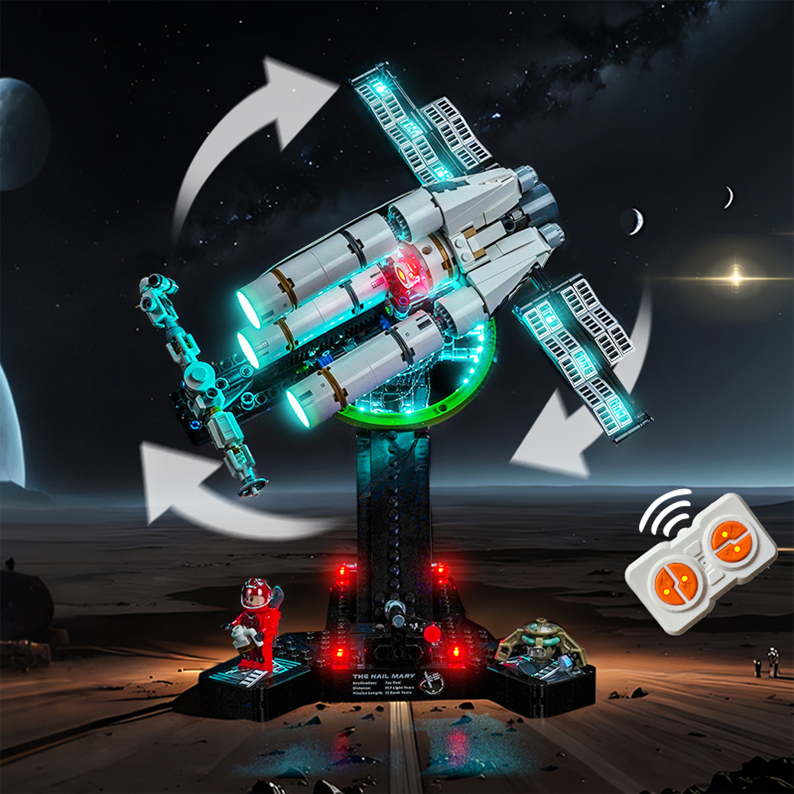 BrickBling Power System Kit für LEGO Icons Project Hail Mary 11389