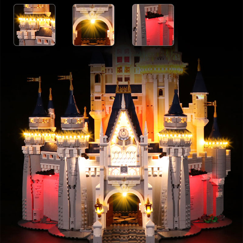 LED Lighting high quality kit for ® Disney Castle 71040