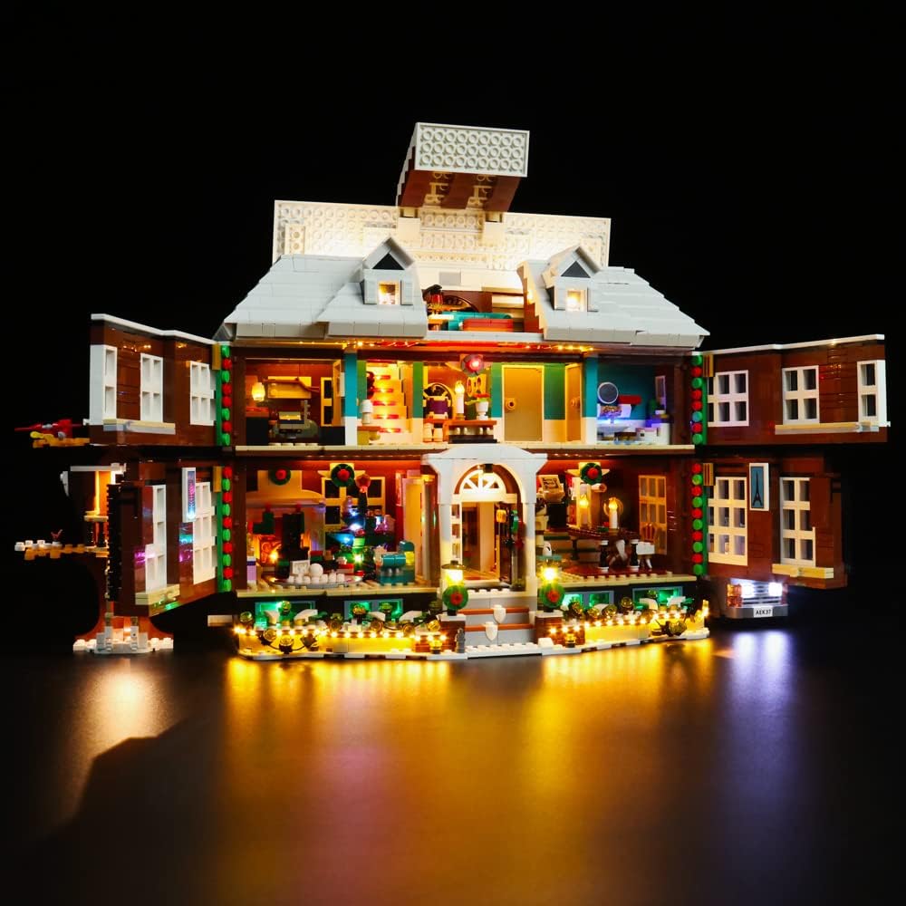 BrickBling LED Light for Lego Home Alone 21330 Building, Remote Control  Lighting Kit Compatible with Lego 21330-No Model Included